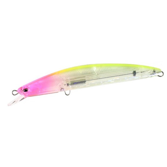 DUO Tide Minnow GHOST 150F 150mm : 33g Floating CLA0602 Clear Pink Head Chart