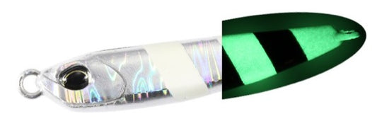 DUO DRAG METAL BRETT 50g Sinking UV SILVER ZEBRA GLOW