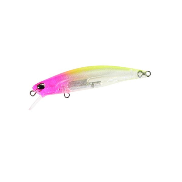 DUO DUO TIDE MINNOW 75 SPRINT Length: 75 mm / Weight: 11 g Sinking CLA0602 Clear Pink Head Chart