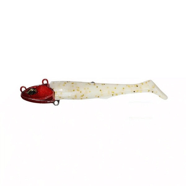 DUO Beach Walker Jumgo Set 21g 3.0" : 21g ACC0933 ZABUTON GLOW RED HEAD
