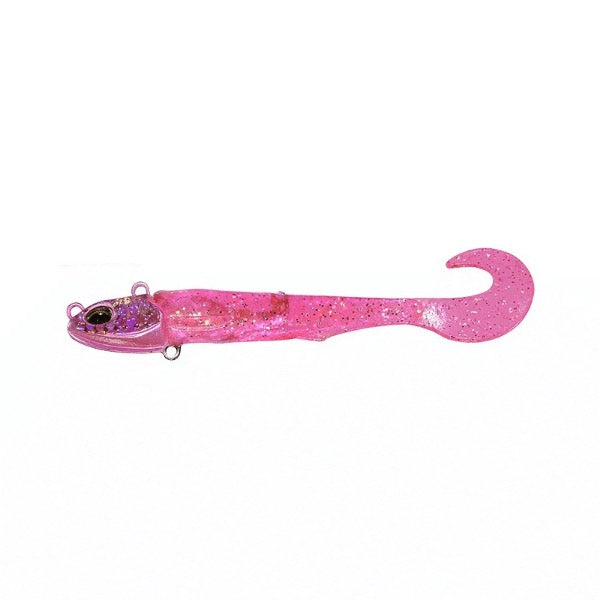 DUO Beach Walker Jumgo Grub Set 27g 3.0" : 27g PQA0925 ZABUTON UV CLEAR PINK