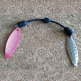 ZAPPU TWIN BLADE HALF COLOR (1 pce/pack) SILVER / PINK