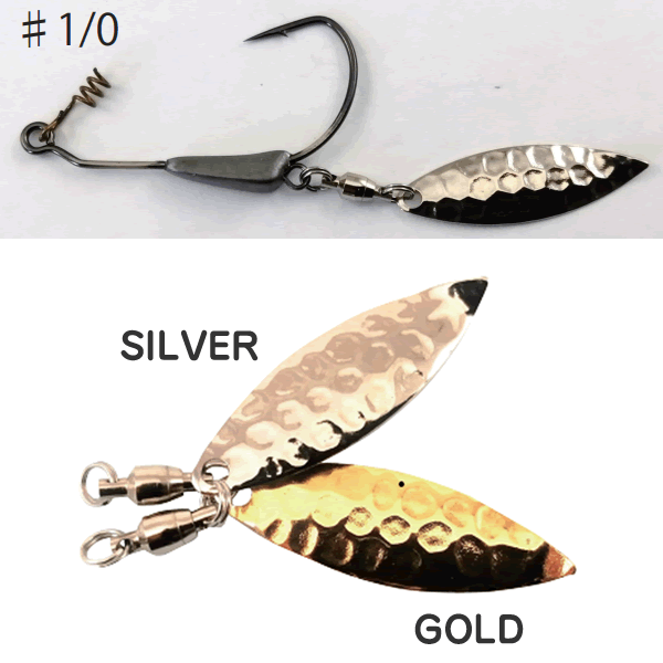 ZAPPU BLANDING PILE DRIVER ALABAMA RIG SPECIAL #1/0 (4 pcs/pack) SILVER fishing terminal tackle