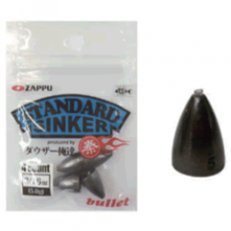 ZAPPU STANDARD SINKER BULLET 1/8oz (3.5g) (5 pcs/pack) fishing terminal tackle