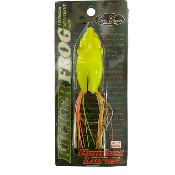 EVERGREEN KICKER FROG Floating #602 BIG BITE CHART
