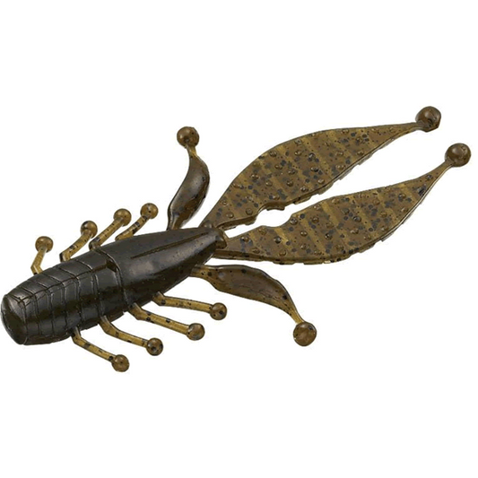 EVERGREEN KICKER BUG 5.5" (3 pcs/pack) #01 GREEN PUMPKIN BK