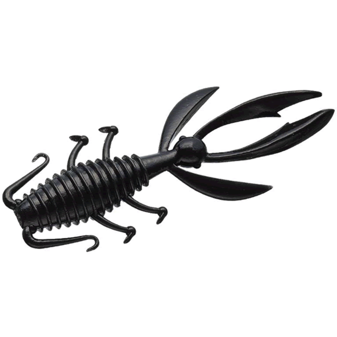 EVERGREEN ANTLION 3.3" (8 pcs/pack) #58 SOLID BLACK