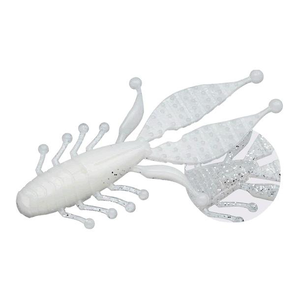 EVERGREEN Kicker Bug 3.3" (7 pcs/pack) #09 WHITE/CL·SL
