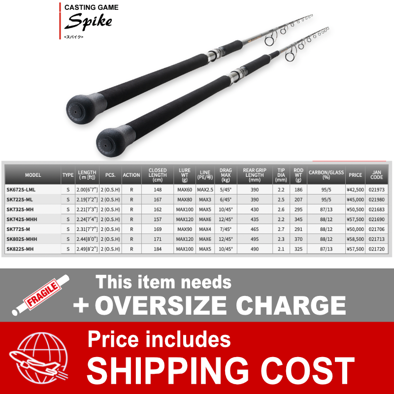 Tenryu SPIKE SK742S-MHH (1 piece+Grip Joint, Spinning)