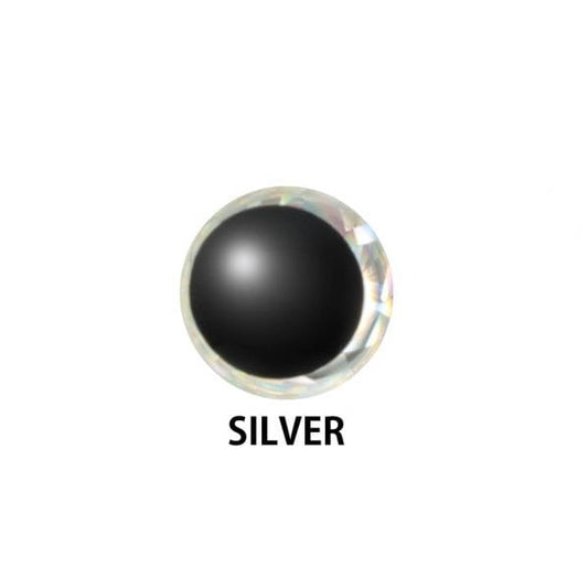 deps CRYSRAL EYE 6.0 dia. (18 pcs/pack) SILVER
