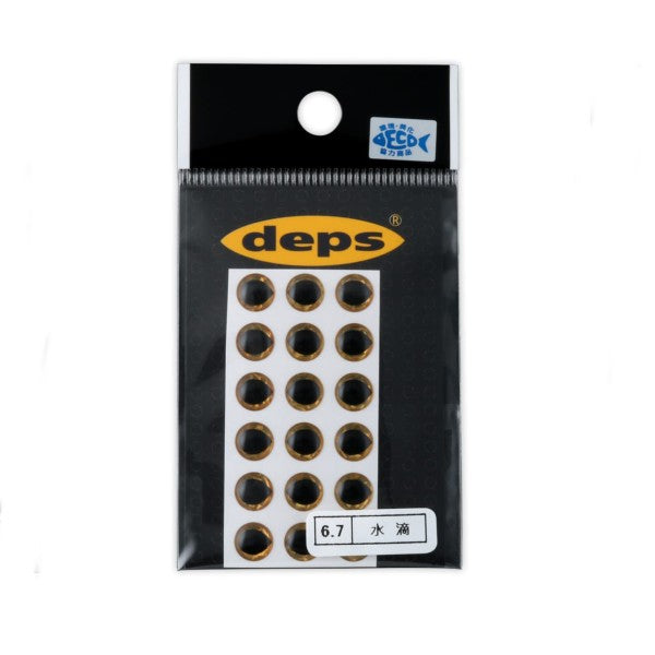 deps CRYSRAL EYE 6.0 dia. (18 pcs/pack) SILVER