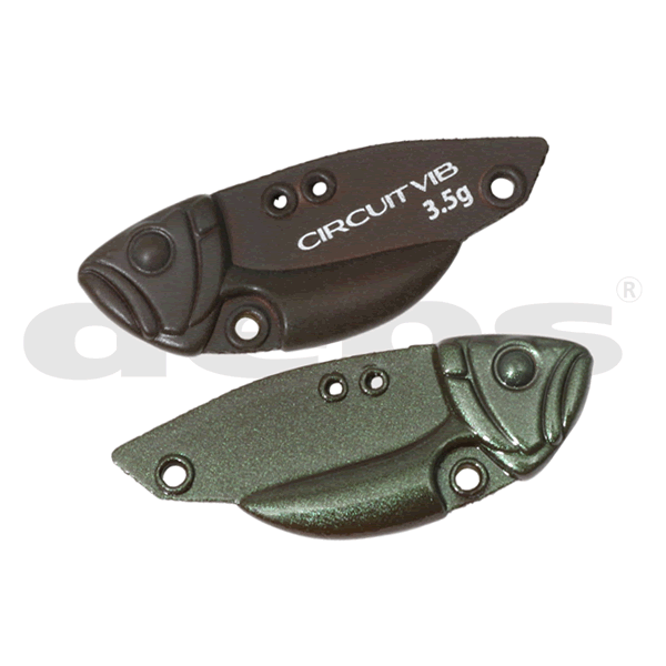deps CIRCUIT VIB TM 3.5g 35mm : 3.5g #04 M CHOCOLATE GREEN BROWN freshwater fishing lure