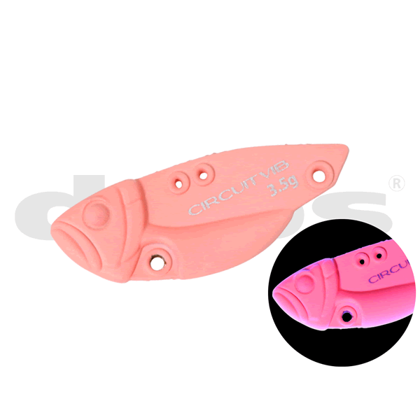 deps CIRCUIT VIB TM 3.5g 35mm : 3.5g #06 RED GLOW freshwater fishing lure