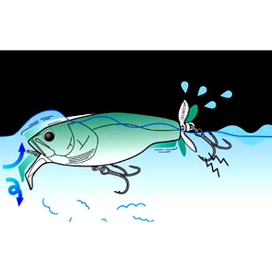 deps BUZZJET Length: 96 mm / Weight: 30 g Floating Wake Bait #27 Cosmic Pink