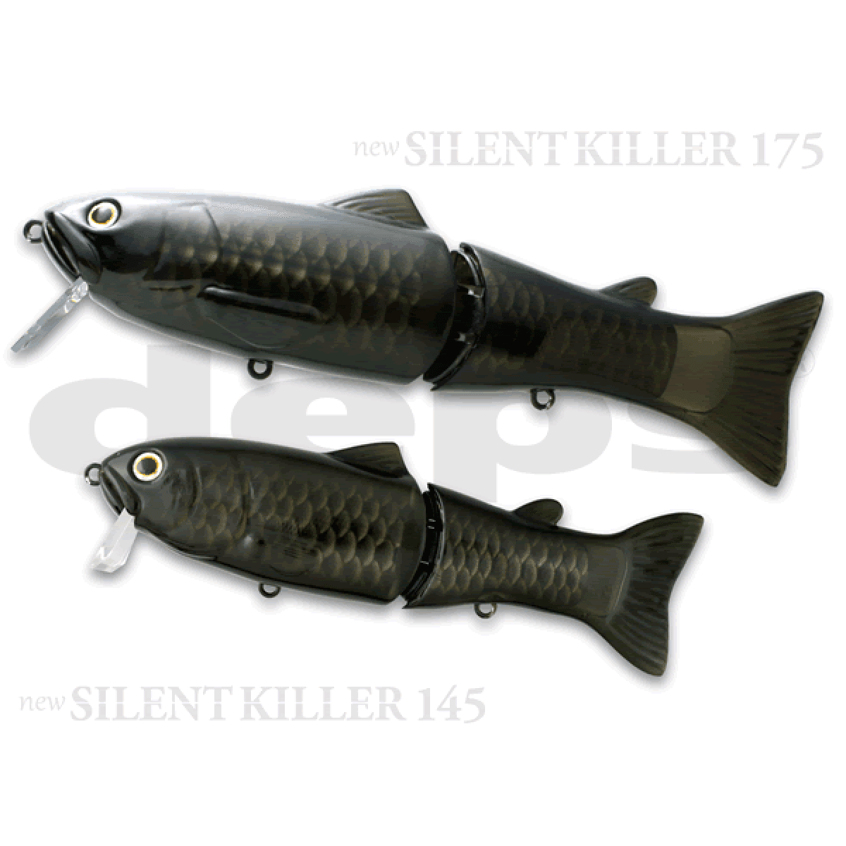deps new SILENTKILLER 175 175mm : 2.5oz Floating #15 NUDE BLACK - Britannic Trade