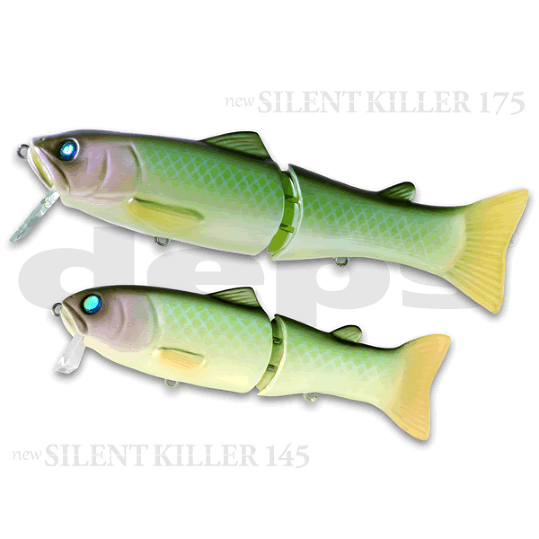 deps new SILENTKILLER 175 175mm : 2.5oz Floating #20 DEADLY SCALE freshwater fishing lure