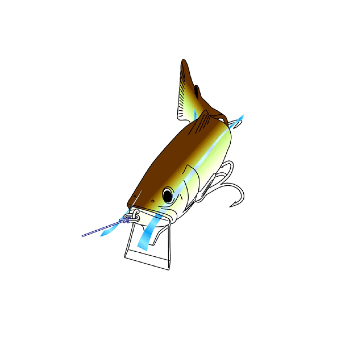 deps new SILENTKILLER 175 175mm : 2.5oz Floating #24 PROBLUE SHINER freshwater fishing lure — photo 2