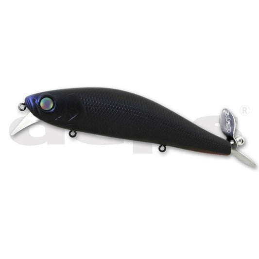 deps SPIRALMINNOW 120mm : 25.0g #16 JET BLACK - Britannic Trade