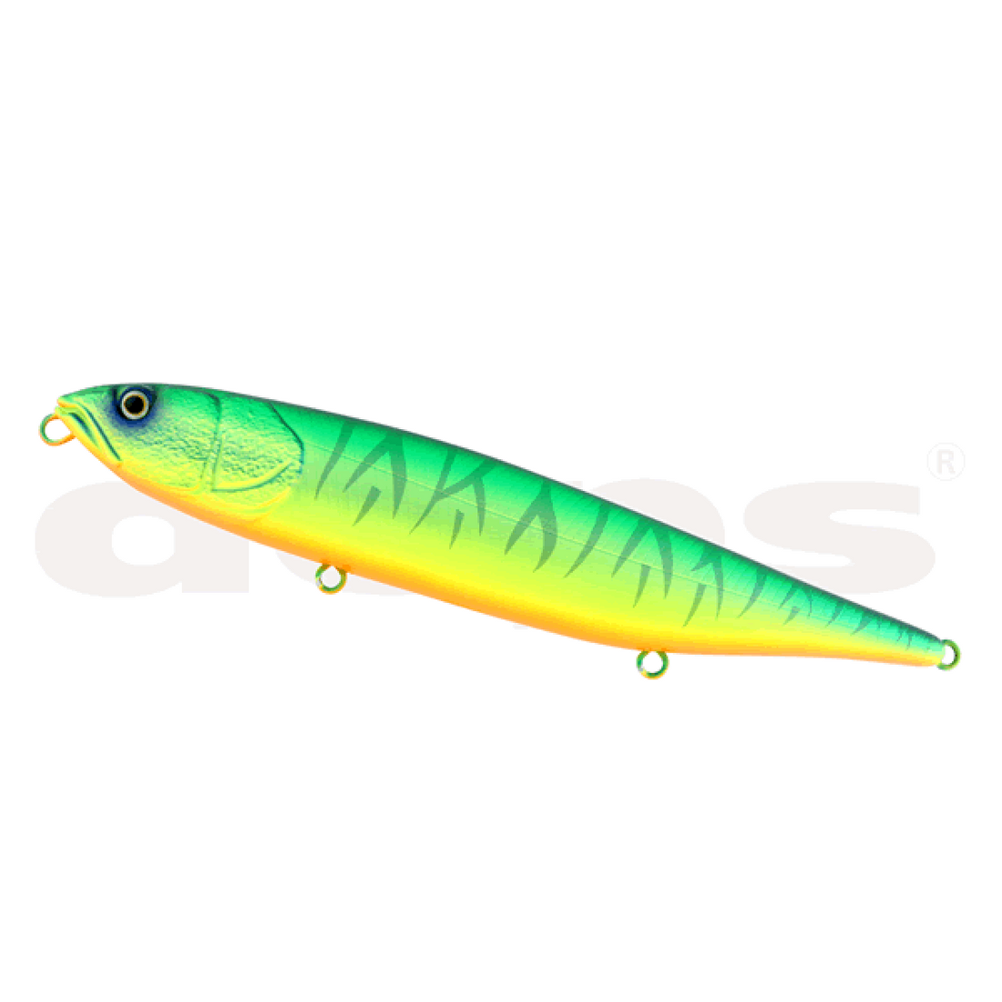 deps HUGE PENCIL SKATER 225mm : 3.7oz Silent #10 HOT TIGER freshwater fishing lure