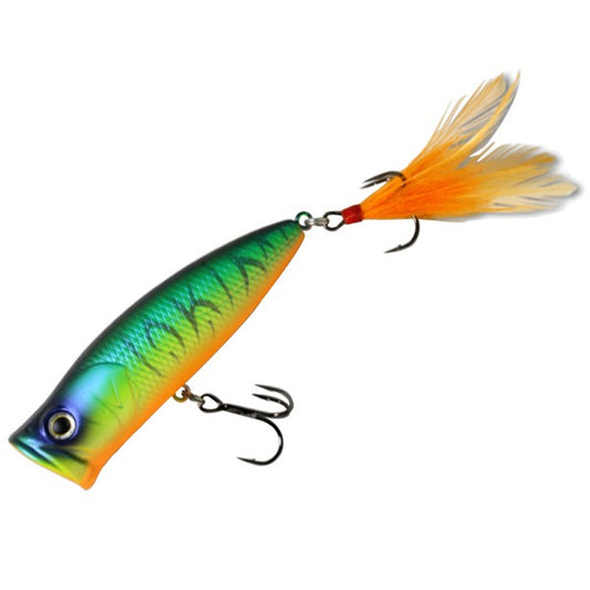 deps PULSECOD Jr. Length: 65 mm / Weight: 10 g Floating Popper #05 Hot Tiger