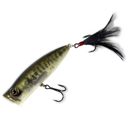 deps PULSECOD Jr. Length: 65 mm / Weight: 10 g Floating Popper #10 Real Largemouth