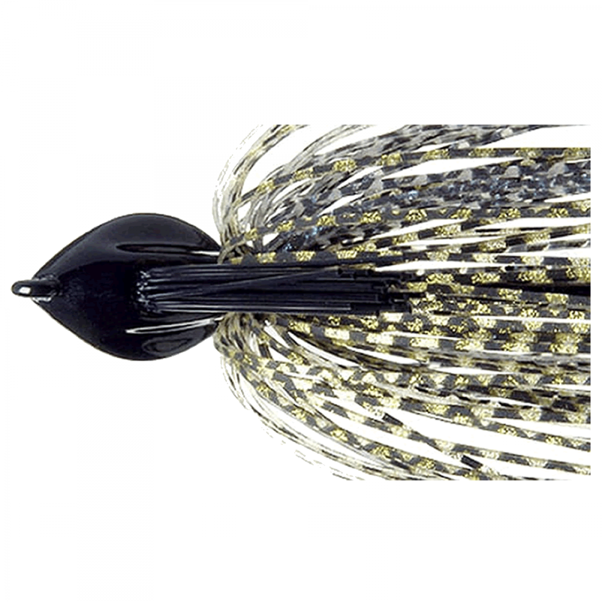deps FLAT BACK JIG 1/4oz Silicone Skirt #51 SMOKE SCALE/BLUE&GOLD