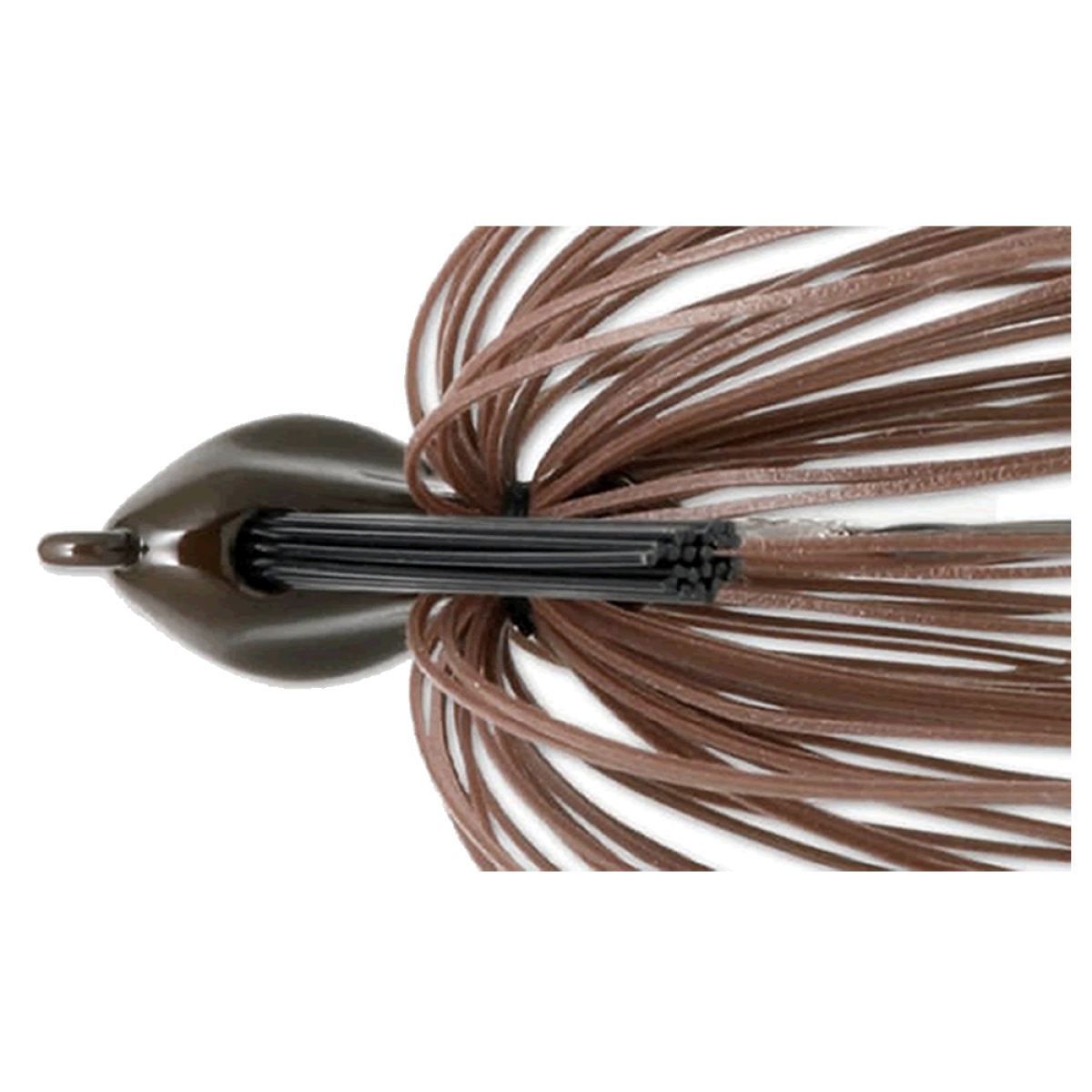 deps FLAT BACK JIG 3/16oz Silicone Fine Skirt #64 FS BROWN