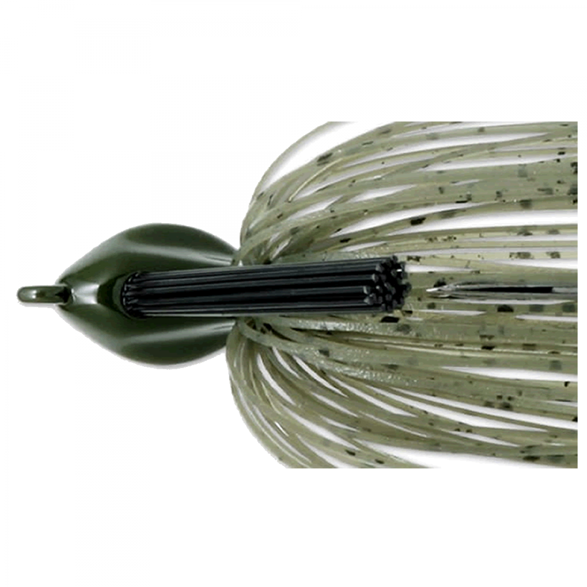 deps FLAT BACK JIG 3/16oz Silicone Fine Skirt #65 FS WATER MELON SEED