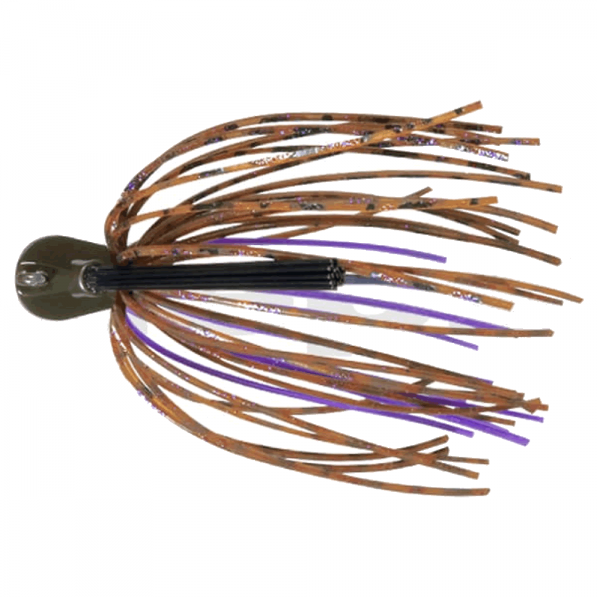 deps KONTOUR JIG 5/8oz Silicone Skirt #03 PUMPKIN PURPLE