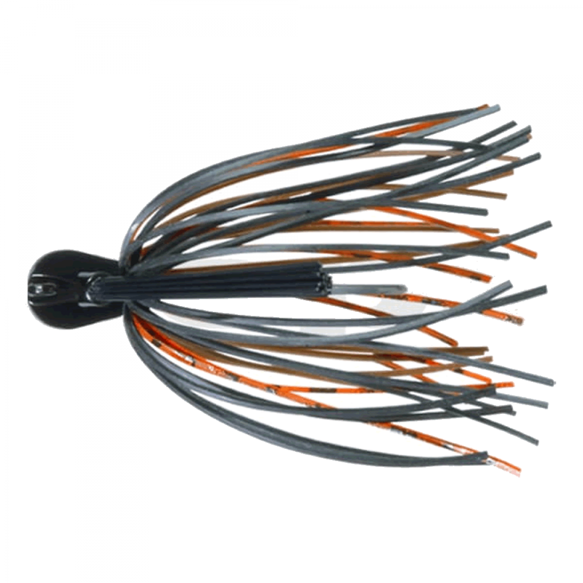 deps KONTOUR JIG 5/8oz Silicone Skirt #08 BLACK / SCUPPERNONG