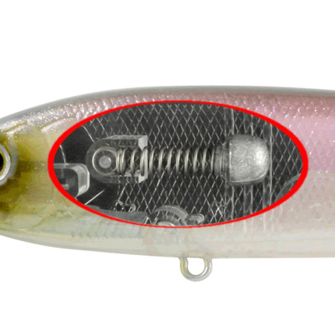 deps CALLING HUSTLER 125mm_: 29.5g #03 GHOST AYU freshwater fishing lure — photo 2