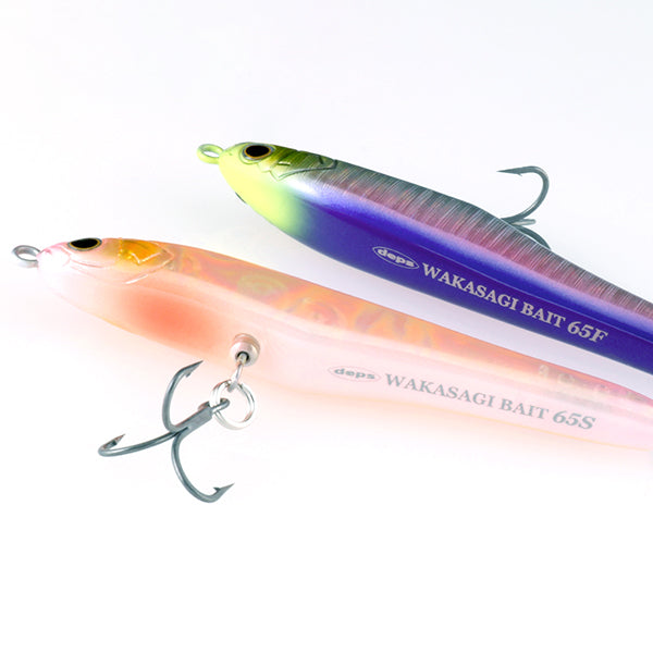 deps WAKASAGI BAIT 65F 65mm : 3.5g Floating #02 FLASH WAKASAGI freshwater fishing lure — photo 2