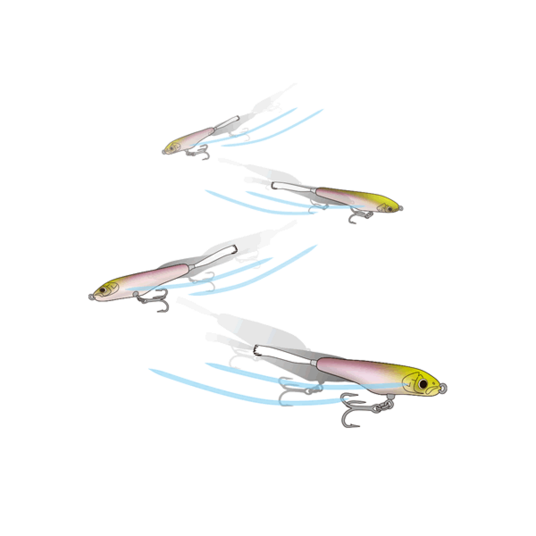 deps WAKASAGI BAIT 65F 65mm : 3.5g Floating #05 FLASH CHART ORANGE freshwater fishing lure — photo 2