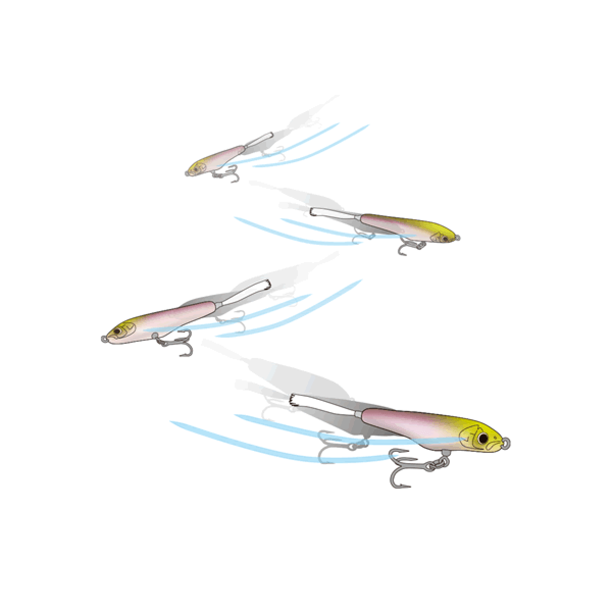 deps WAKASAGI BAIT 65F 65mm : 3.5g Floating #07 FLASH PURPLE - Britannic Trade