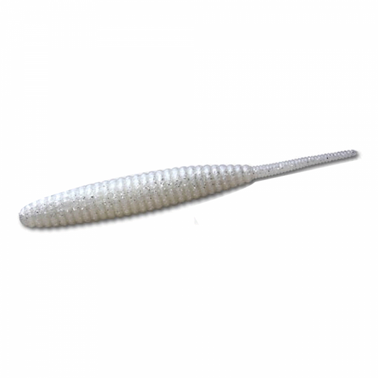 deps DEATHADDER 6" (6 pcs/pack) #09 PEARL WHITE/SILVER FLAKE