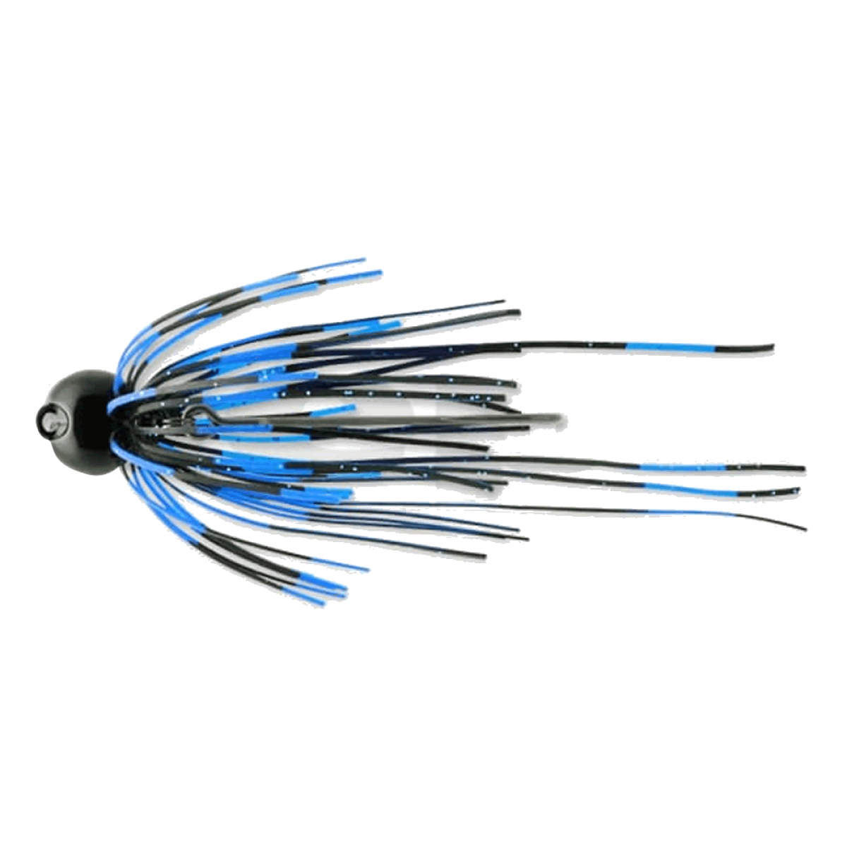 deps SLIP HEAD JIG 1/8oz Silicone Skirt #04 BLUE BLACK