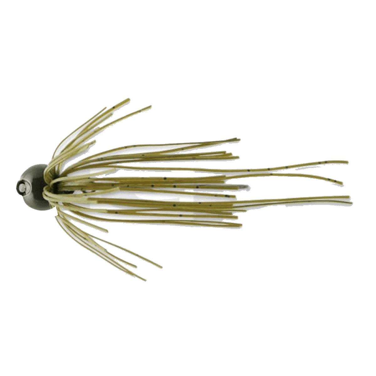 deps SLIP HEAD JIG 1/8oz Silicone Skirt #07 GREEN PUMPKIN SEED