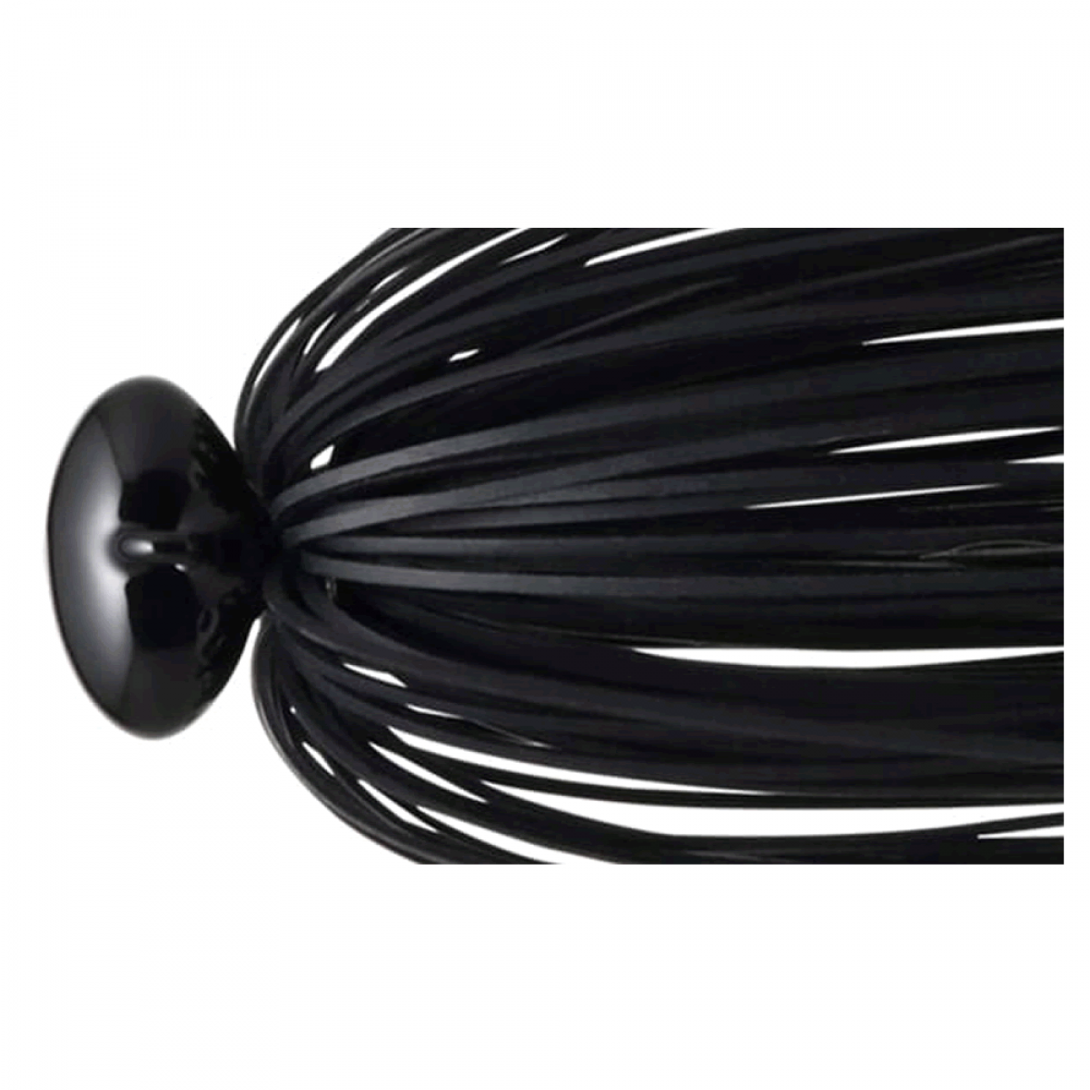 deps HYPER FOOTBALL JIG 1/2oz Silicone Fine Skirt #63 SF BLACK
