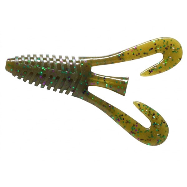 deps DEPS BARBUTE 3" Length: 3" (8 pcs/pack) #115 Green Pumpkin / Purple & Green Flake