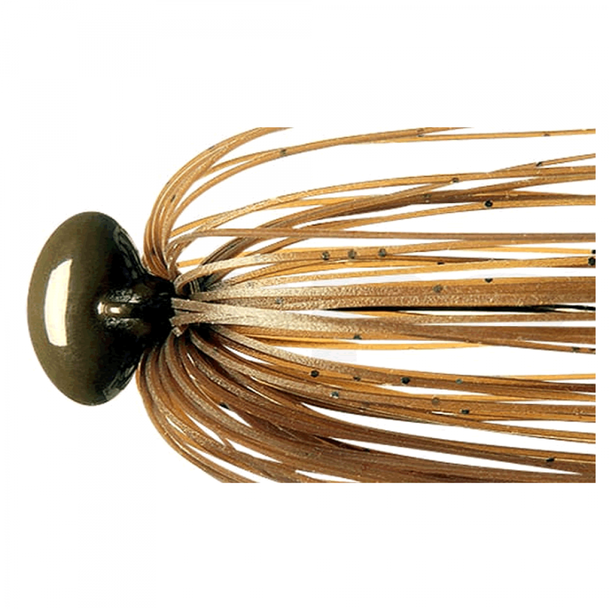 deps HYPER FOOTBALL JIG 1/4oz Silicone Skirt #53 GREEN PUMPKIN SEED