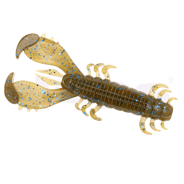 deps MS CRAW 3.6" (8 pcs/pack) #71 GREEN PUMPKIN / BLUE FLAKE