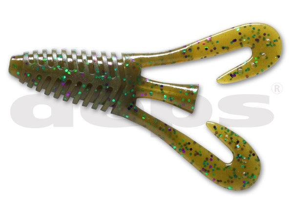 deps BARBUTA 3.5" (6 pcs/pack) #115 GREEN PUMPKIN/PURPLE & GREEN FLAKE