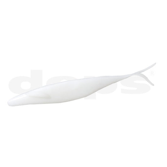 deps SAKAMATA SHAD 6" (6 pcs/pack) #08 WHITE SOLID