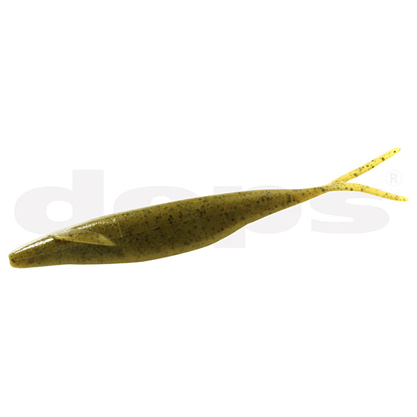 deps SAKAMATA SHAD 8" (4 pcs/pack) #12 GREEN PUMPKIN freshwater fishing lure