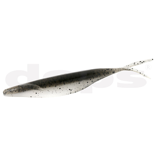 deps SAKAMATA SHAD 8" (4 pcs/pack) #103 SMOKE PEPPER CLEAR