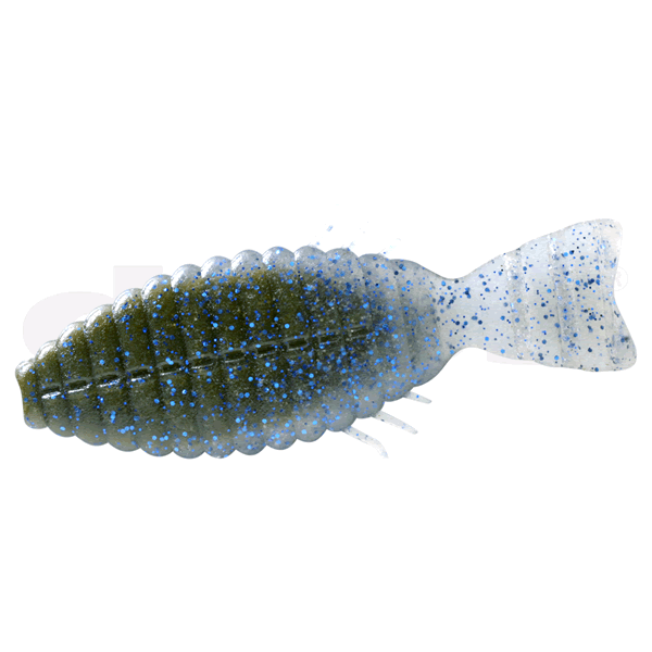 deps BULL FLAT 3.8" (6 pcs/pack) #123 GREEN PUMPKIN / BLUE FLAKE・SMOKE / BLUE FLAKE