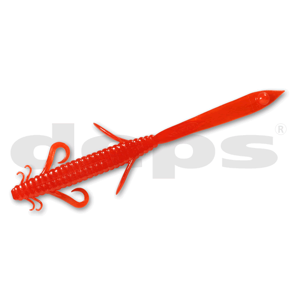 deps DEATH ADDER LIZARD 8" (5 pcs/pack) #17 CLEAR RED