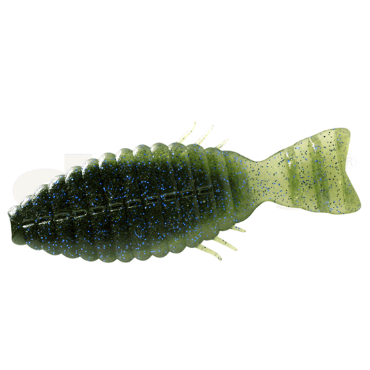 deps BULLFLAT 3" (6 pcs/pack) #124 WATER MELON LIGHT WATER MELON BLUE FLAKES