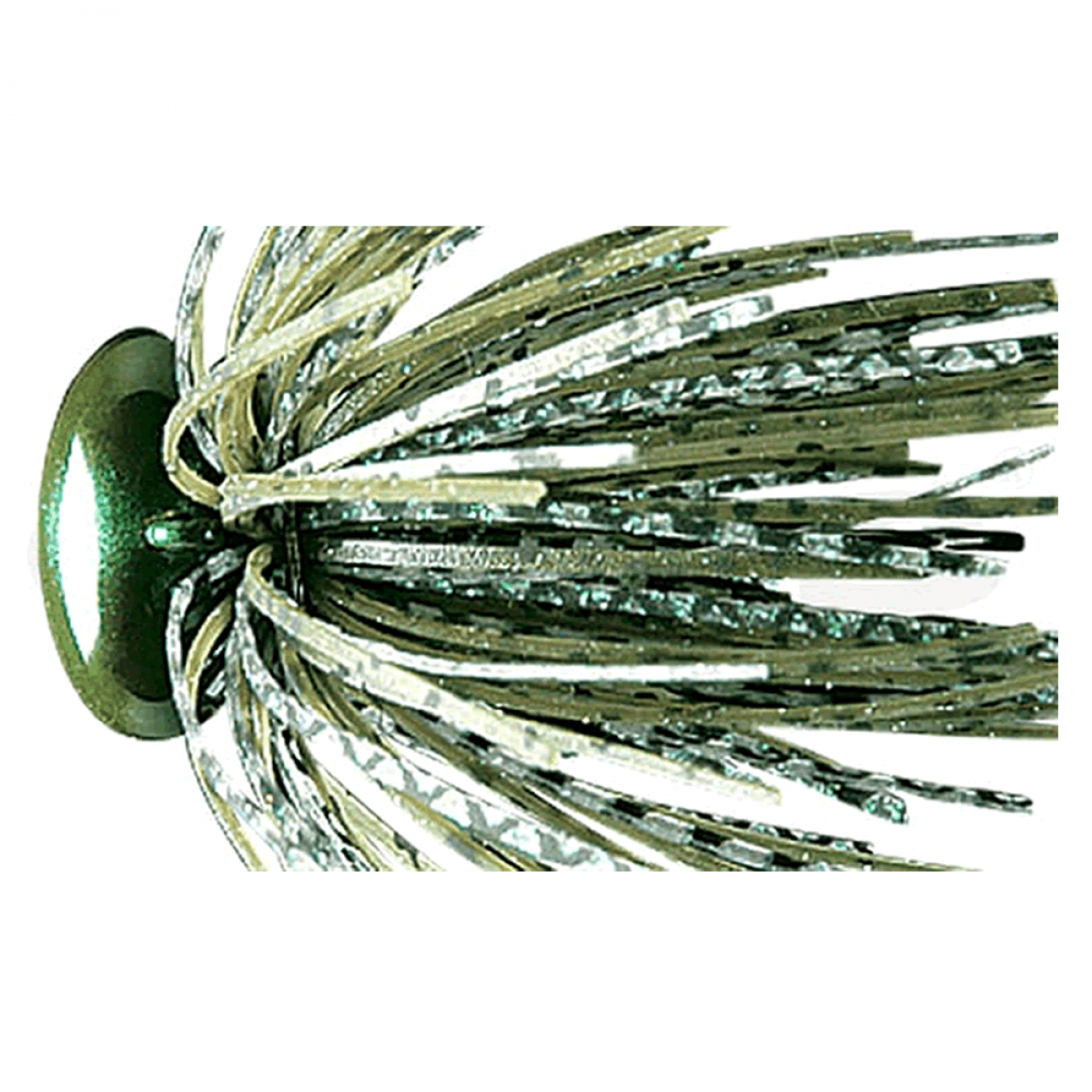 deps HEAD LOCK JIG 1/4oz 1/4oz Silicone Skirt #39 SCALE WATER MELON