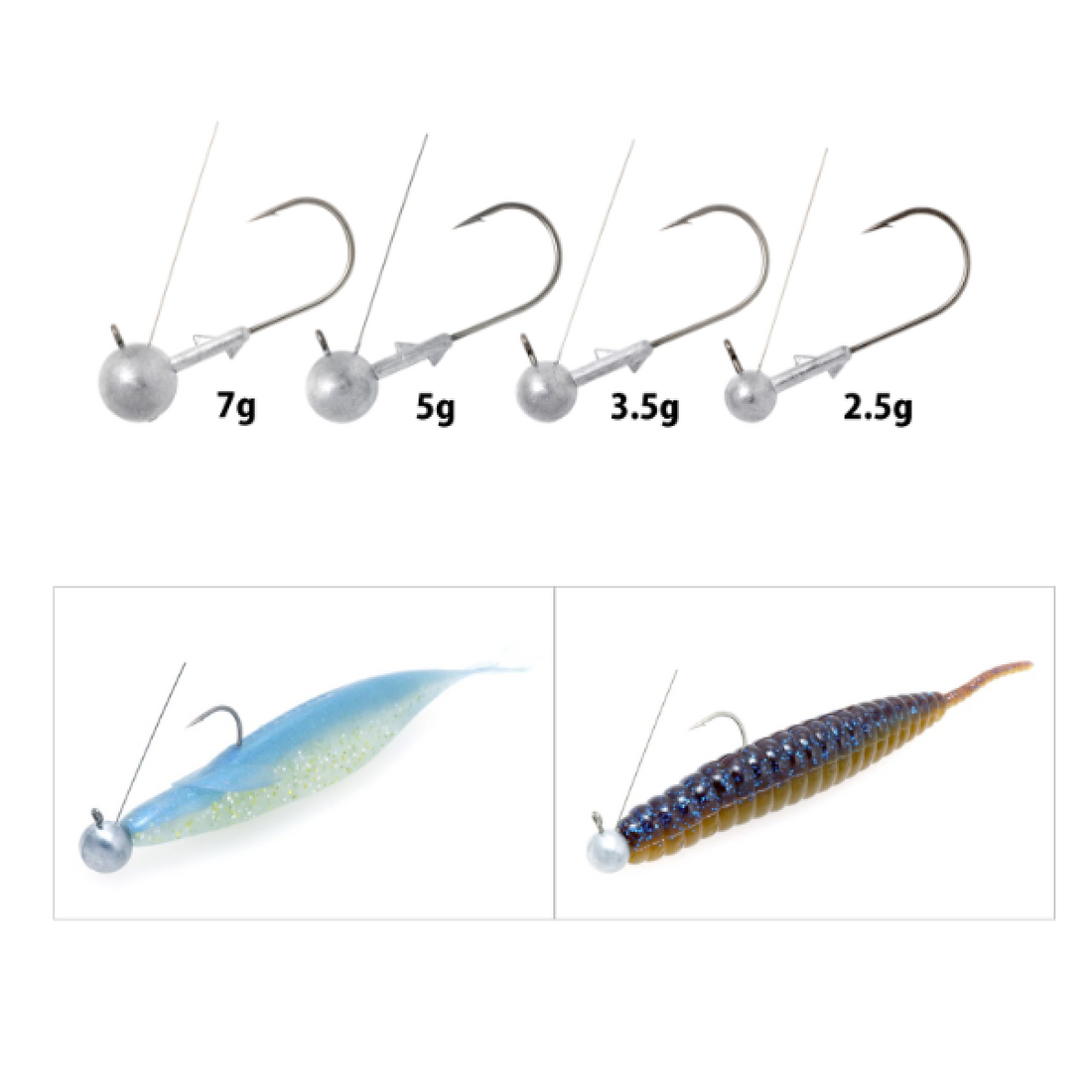 deps MIDST JIGHEAD 3.5g, 2/0 fishing terminal tackle — photo 2